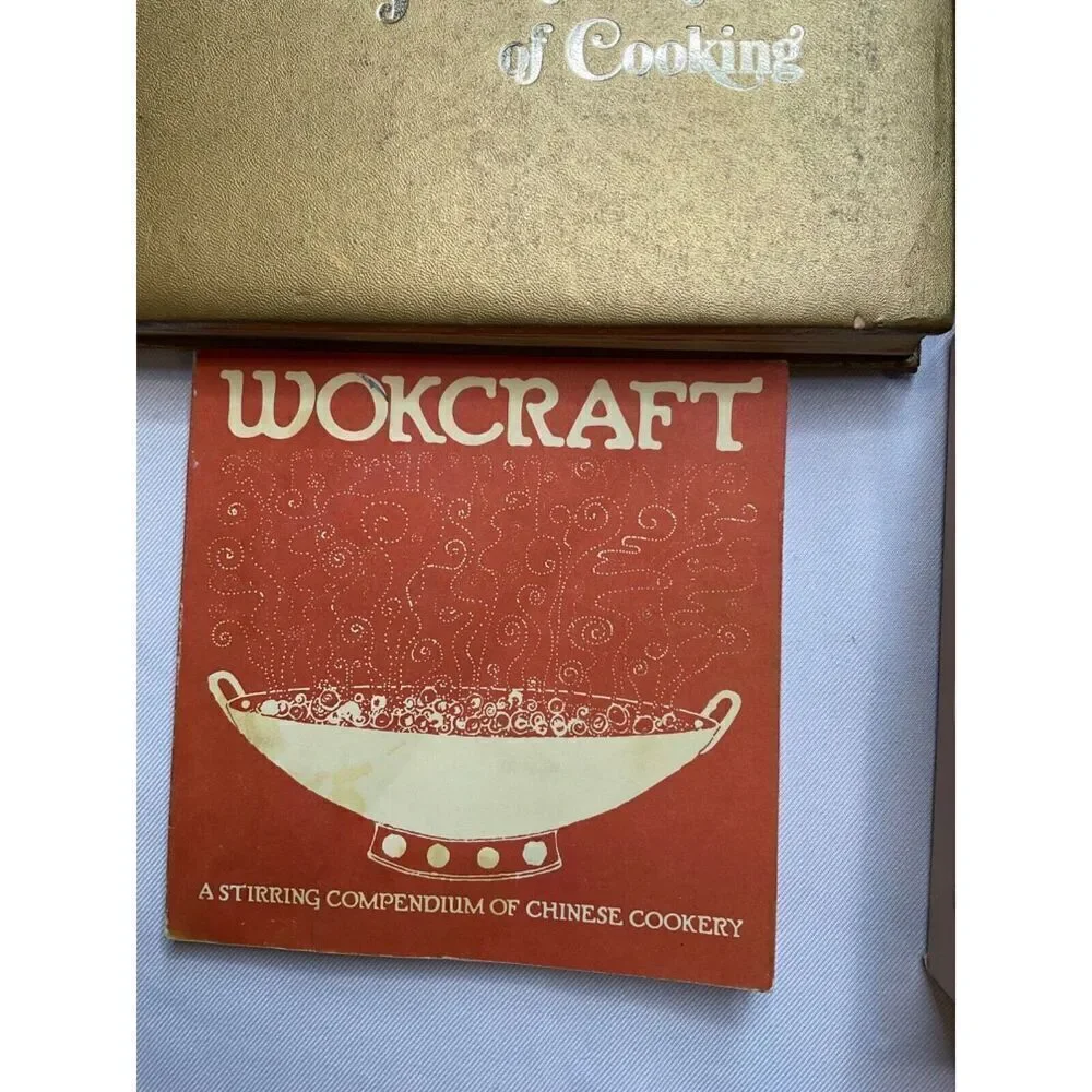 Vintage Cookbook Lot Better Homes‎ Golden Wokcraft Wonderful World of Cooking